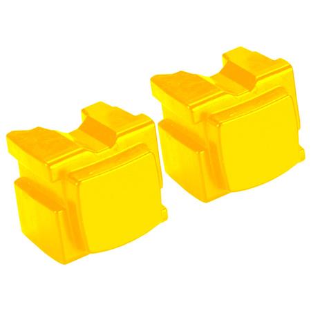 Product image for 999inks Compatible 2 x Yellow Xerox 108R00933 Solid Wax Ink - Small