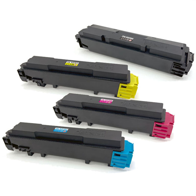 Product image for 999inks Compatible Multipack Kyocera TK-5370K/Y 1 Full Set Laser Toner Cartridges - Small