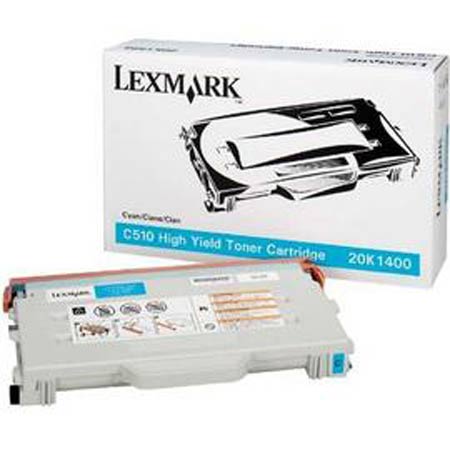 Product image for Lexmark 20K1400 Cyan Original Toner Cartridge - Small