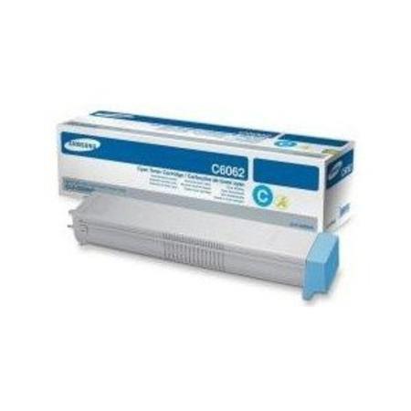 Product image for Samsung CLT-C6062S Cyan Original Toner Cartridge - Small