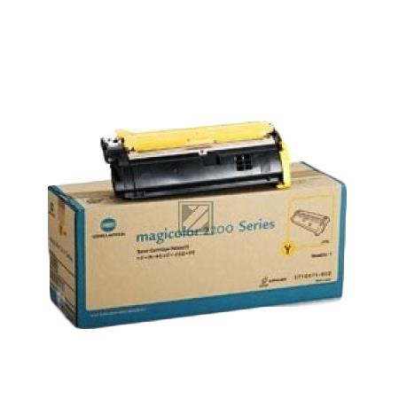 Product image for Konica Minolta 171-0471-002 Yellow Original  Toner Cartridge (1710471002) - Small