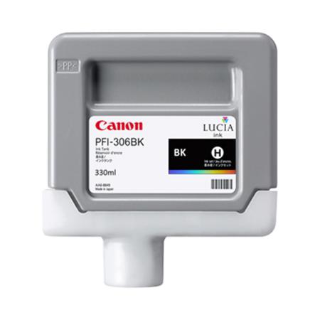Product image for Canon PFI-306BK Original Black Ink Cartridge - Small