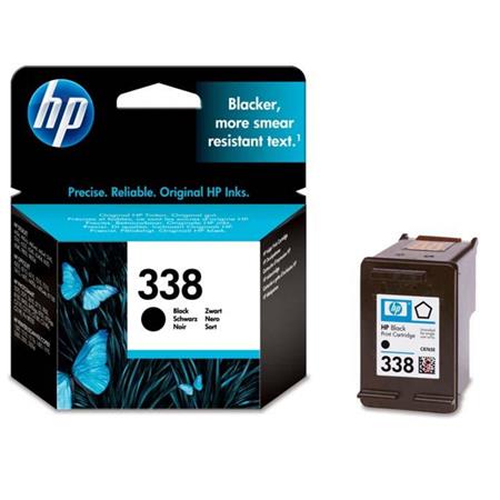 Product image for HP 338 Black Original Standard Capacity Inkjet Print Cartridge with Vivera Ink (C8765EE) - Small