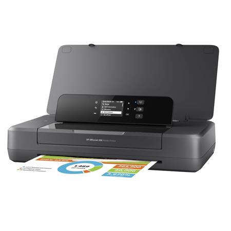 Product image for HP OfficeJet 200 A4 Colour Mobile Inkjet Printer - Small