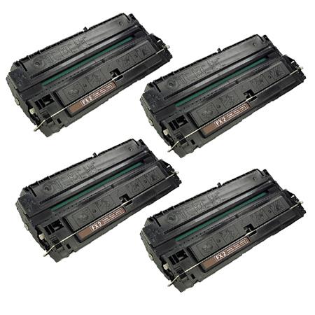 Product image for 999inks Compatible Quad Pack Canon FX2 Black Laser Toner Cartridges - Small