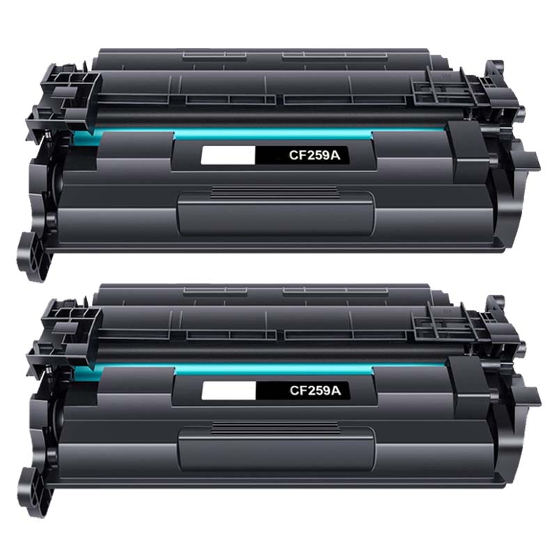 Product image for 999inks Compatible Twin Pack HP 59A Black Standard Capacity Laser Toner Cartridges - Small
