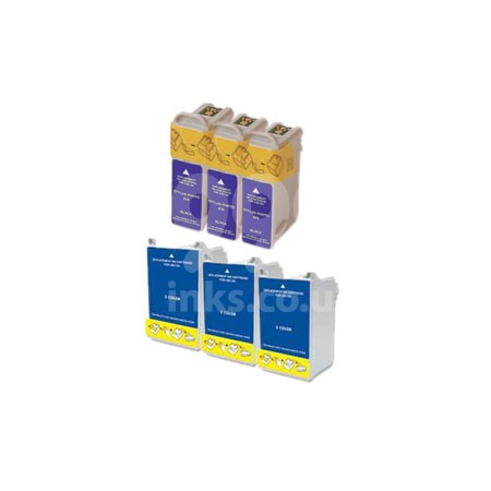 Product image for 999inks Compatible Multipack Epson T007/08 3 Full Sets Inkjet Printer Cartridges - Small