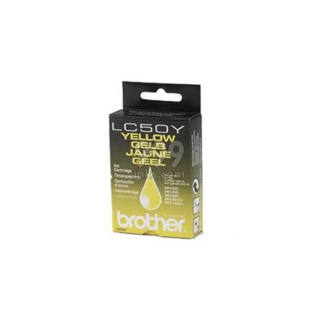 Product image for Brother LC50Y Yellow Original Printer Ink Cartridge (LC-50Y) - Small