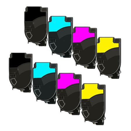 Product image for 999inks Compatible Multipack Konica Minolta TN310K/Y 2 Full Sets Laser Toner Cartridges - Small