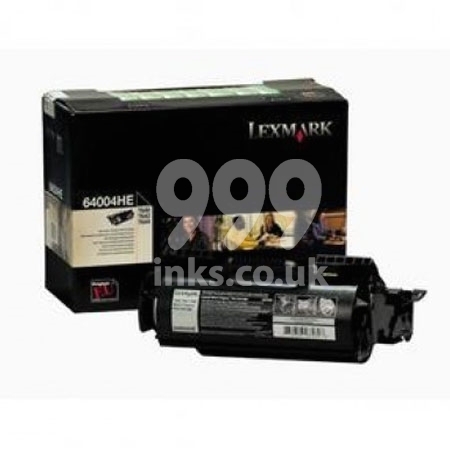 Product image for Lexmark 0064004HE Black Original High Capacity Return Program Toner Cartridge - Small