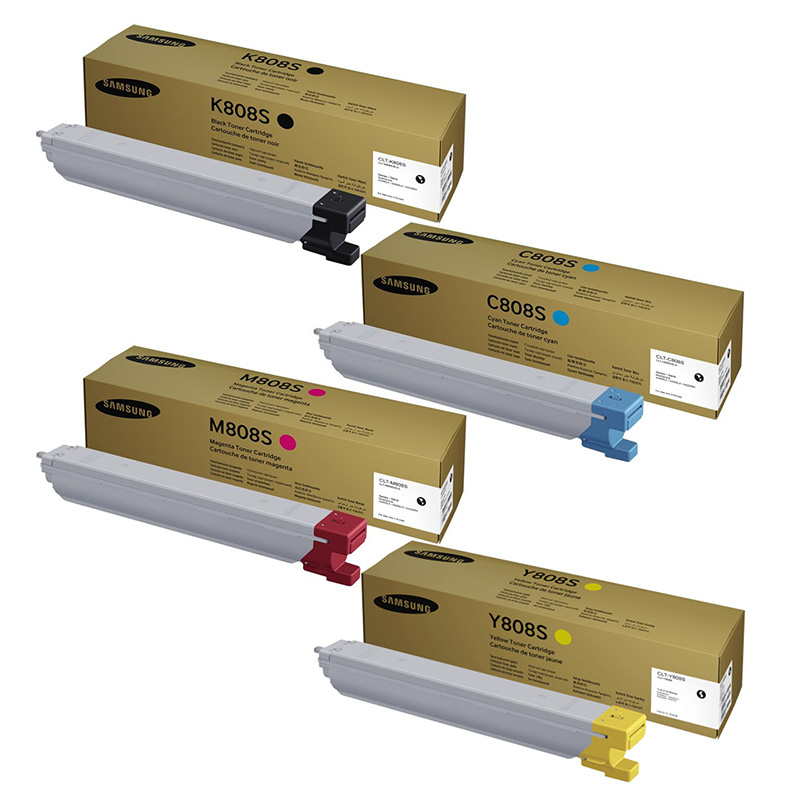 Product image for Samsung CLT-808S Full Set Original Laser Toner Cartridges - Small