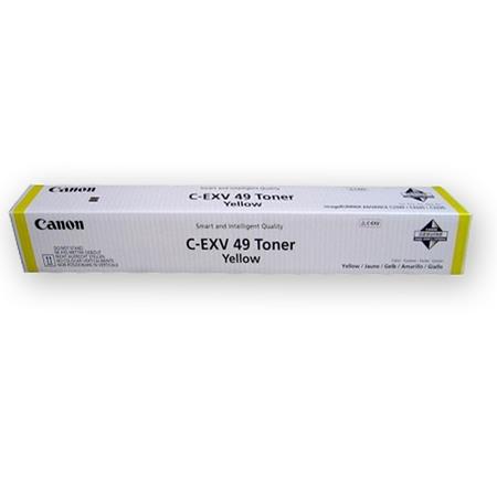 Product image for Canon C-EXV49 (8527B002) Yellow Original Toner Cartridge - Small