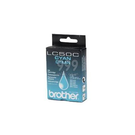 Product image for Brother LC50C Cyan Original Printer Ink Cartridge (LC-50C) - Small