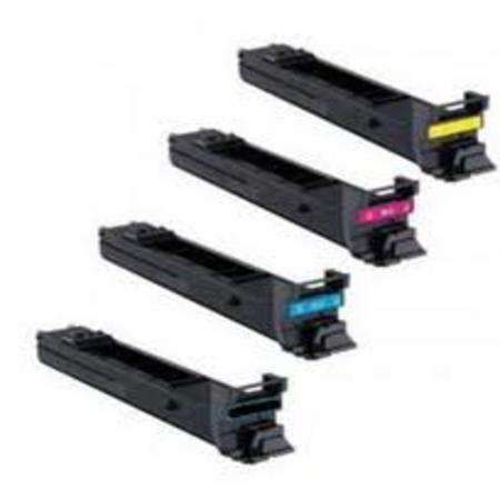 Product image for 999inks Compatible Multipack Konica Minolta A0DK152B/Y 1 Full Set High Capacity Laser Toner Cartridges - Small