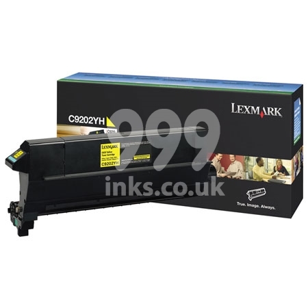 Product image for Lexmark C9202YH Yellow Original Toner Cartridge - Small
