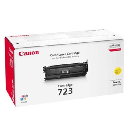 Product image for Canon 723 Yellow Original Laser Toner Cartridge - Small