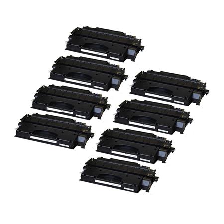 Product image for 999inks Compatible Eight Pack HP 80X Black Laser Toner Cartridges - Small