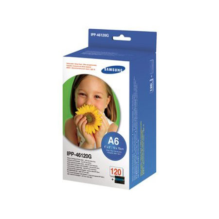 Product image for Samsung IPP-46120G Ribbon And Paper Pack (IPP46120G) - Small