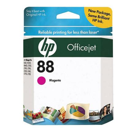 Product image for HP 88 Magenta Original Inkjet Cartridge with Vivera Ink (C9387AE) - Small