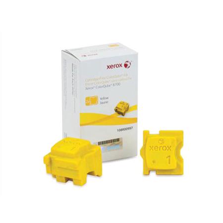 Product image for Xerox 108R00997 Original Yellow Solid Inks (Pack of 2) - Small