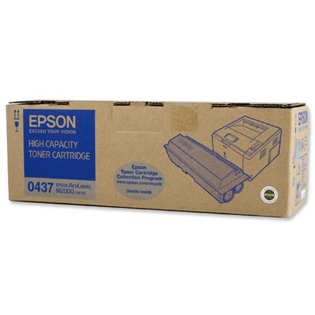 Product image for Epson S050437 Black Original High Capacity Return Program Toner Cartridge - Small