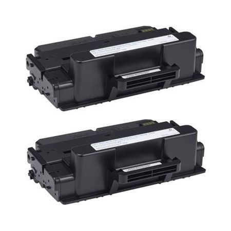 Product image for 999inks Compatible Twin Pack Dell 593-BBBI Black Laser Toner Cartridges - Small