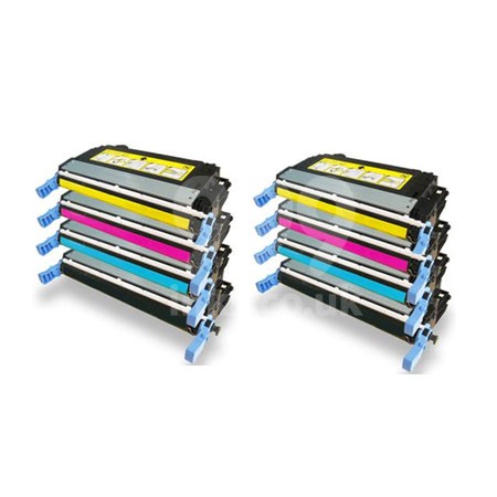 Product image for 999inks Compatible Multipack HP 643A 2 Full Set Laser Toner Cartridges - Small