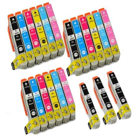 Product image for 999inks Compatible Multipack Epson T2431 3 Full Sets + 3 FREE Black Inkjet Printer Cartridges - Small
