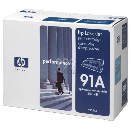 Product image for HP 92291A Black Original Standard Capacity Toner Cartridge with Microfine Toner - Small
