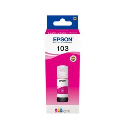 Product image for Epson 103 (T00S34A) Magenta Original Ink Bottle - Small