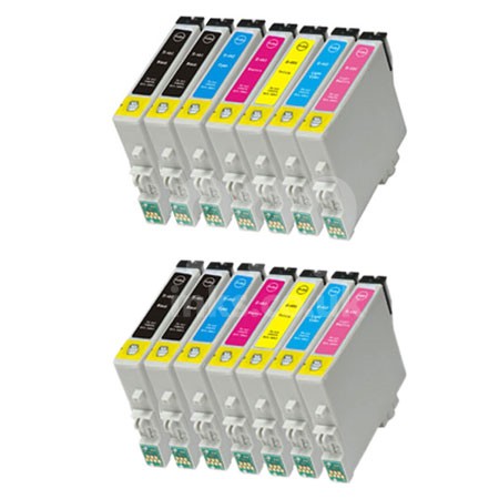 Product image for 999inks Compatible Multipack Epson T0331 2 Full Sets + 2 FREE Black Inkjet Printer Cartridges - Small