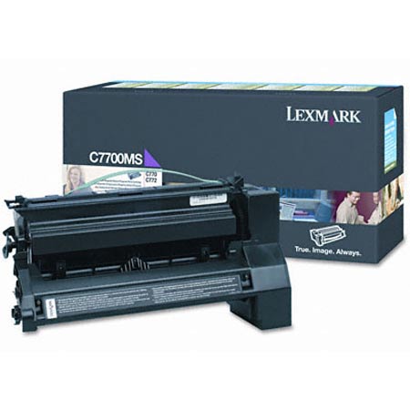 Product image for Lexmark C7700MS Magenta Original Return Program Toner Cartridge - Small