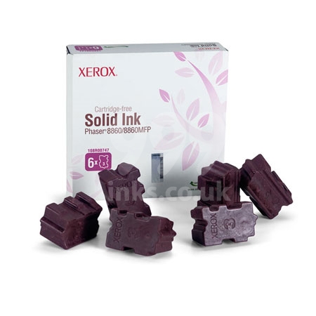 Product image for Xerox 108R00747 Magenta Original Ink Sticks ( Pack Of 6) - Small