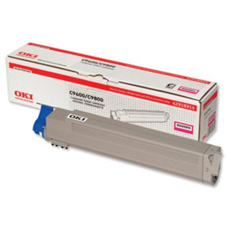 Product image for OKI 42918914 Original Magenta Toner Cartridge - Small