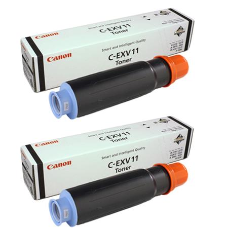 Product image for Canon C-EVX11 Black Original Laser Toner Cartridge Twin Pack - Small
