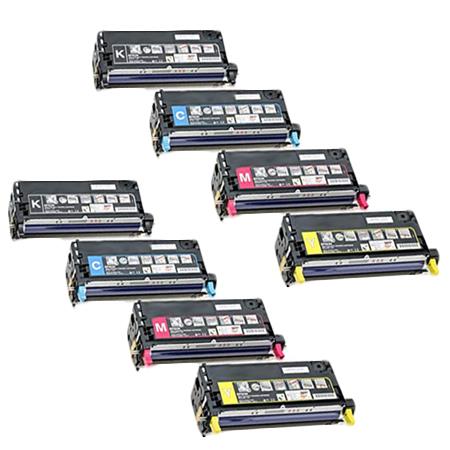 Product image for 999inks Compatible Multipack Epson S051124/27 2 Full Set High Capacity Laser Toner Cartridges - Small