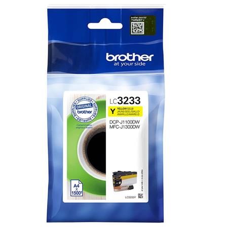 Product image for Brother LC3233Y Yellow Original Standard Capacity Ink Cartridge - Small