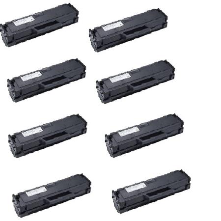 Product image for 999inks Compatible Eight Pack Dell 593-11108 Black Standard Capacity Laser Toner Cartridges - Small