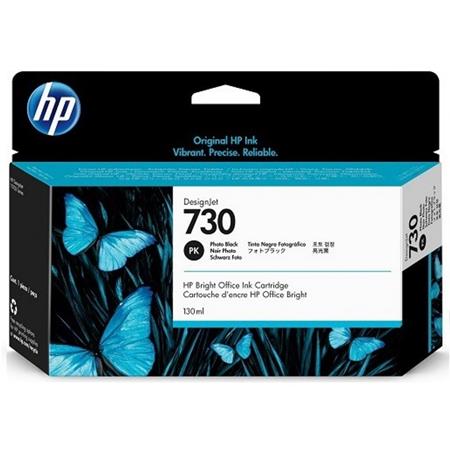 Product image for HP 730 (P2V67A) Photo Black Original Standard Capacity DesignJet Ink Cartridge - Small