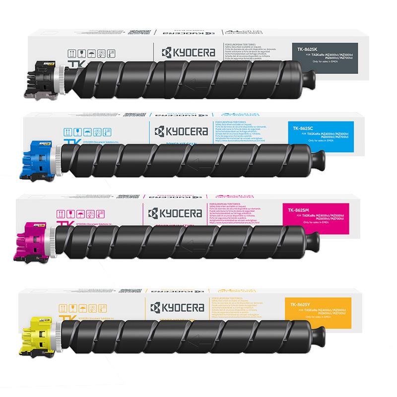 Product image for 999inks Compatible Multipack Kyocera TK-8625K/Y 2 Full Sets Standard Capacity Laser Toner Cartridges - Small