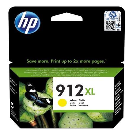 Product image for HP 912Xl Yellow Original High Capacity Ink Cartridge (3YL83AE) - Small