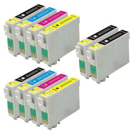 Product image for 999inks Compatible Multipack Epson T03A1-A4 2 Full Sets + 2 FREE Black Inkjet Printer Cartridges - Small