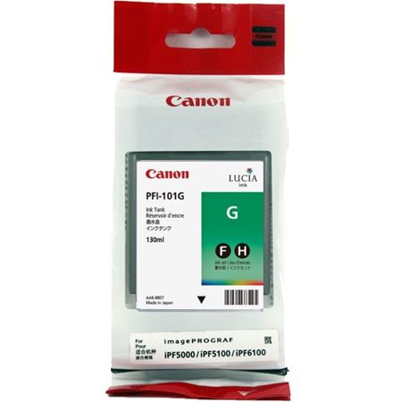 Product image for Canon PFI-101G Green Original Ink Cartridge - Small