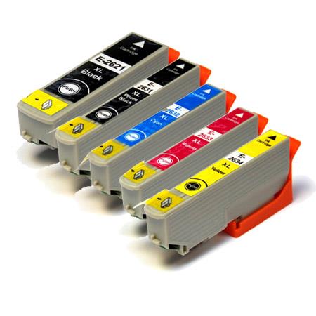 Product image for 999inks Compatible Multipack Epson T2621/34 1 Full Set Inkjet Printer Cartridges - Small