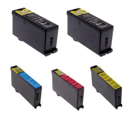 Product image for 999inks Compatible Multipack Lexmark 108XL 1 Full Set + 1 Extra Black High Capacity Inkjet Printer Cartridges - Small
