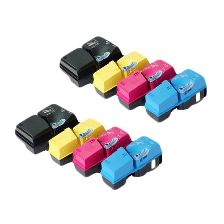 Product image for 999inks Compatible Multipack Kyocera TK-825K/Y 2 Full Sets Laser Toner Cartridges - Small