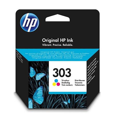 Product image for HP 303 Tri-Colour Original Standard Capacity Ink Cartridge (T6N01AE) - Small