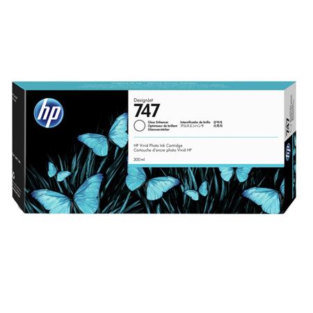 Product image for HP 747 (P2V87A) Gloss Enhancer Original DesignJet Ink Cartridge - Small