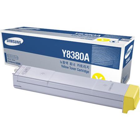 Product image for Samsung CLX-Y8380A Yellow Toner Cartridge - Small