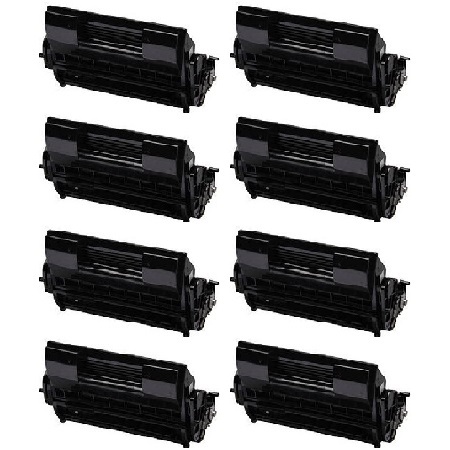 Product image for 999inks Compatible Eight Pack Oki 09004462 Black Laser Toner Cartridges - Small